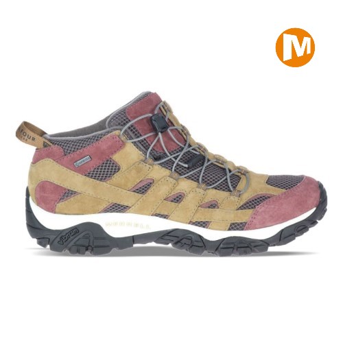 Merrell A.Four Moab GORE-TEX Wanderschuhe Herren Gelb/Koralle [DE-ODTWJ]